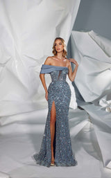 1 of 5 Modessa Couture M24611 Light Blue