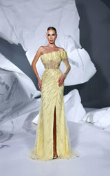 1 of 4 Modessa Couture M24613 Yellow