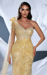 5 of 8 Modessa Couture M24643 Gold-Yellow