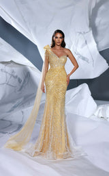 2 of 9 Modessa Couture M24643 Gold-Yellow