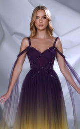4 of 8 Modessa Couture M24644 Purple/Yellow