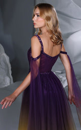 8 of 8 Modessa Couture M24644 Purple/Yellow