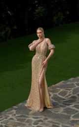 4 of 6 Modessa Couture M24647 Yellow