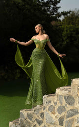 1 of 11 Modessa Couture M24651 Green