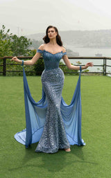 1 of 11 Modessa Couture M24651 Purple