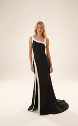 1 of 3 Modessa Couture MO26704 Black/Ivory