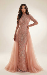 2 of 2 Modessa Couture MO26713 Blush