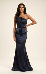 1 of 4 Modessa Couture MO26716 Black/Black