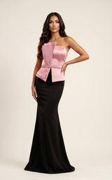 2 of 4 Modessa Couture MO26716 Blush/Black