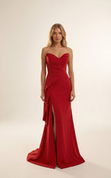 2 of 3 Modessa Couture MO26718 Red
