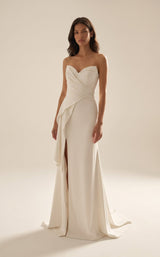 3 of 3 Modessa Couture MO26718 White-White