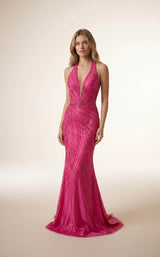 1 of 2 Modessa Couture MO26723 Fuchsia