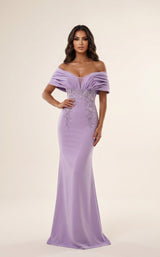 1 of 2 Modessa Couture MO26732 Lavender