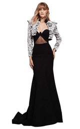 1 of 2 MNM Couture N0121 Black