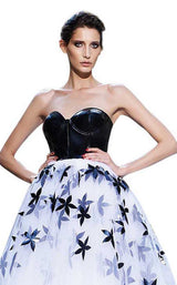 3 of 4 MNM Couture N0137 Black/White
