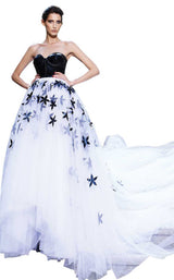 1 of 4 MNM Couture N0137 Black/White