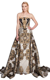 1 of 6 MNM Couture N0153 Gold