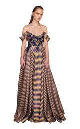 1 of 4 MNM Couture N0166 Navy