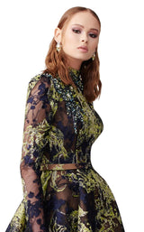 3 of 4 MNM Couture N0267 Navy-Lime