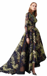 1 of 4 MNM Couture N0267 Navy-Lime