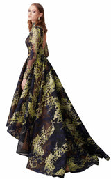 2 of 4 MNM Couture N0267 Navy-Lime