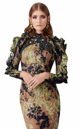 2 of 2 MNM Couture N0268 Navy-Lime