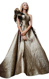 1 of 4 MNM Couture N0291 Gold/Black