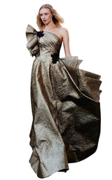 2 of 4 MNM Couture N0291 Gold/Black