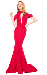 1 of 9 MNM Couture N0311 Fuchsia