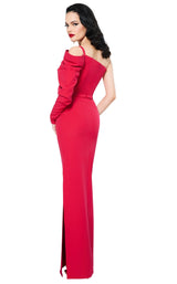 2 of 5 MNM Couture N0312 Fuchsia