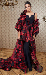 1 of 3 MNM Couture N0349 Black/Red