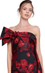 3 of 4 MNM Couture N0355 Black/Red
