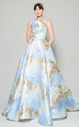 1 of 3 MNM Couture N0373 Blue