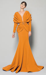 2 of 11 MNM Couture N0379 Mustard