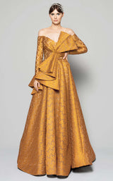 2 of 7 MNM Couture N0383 Mustard