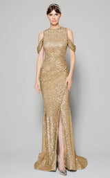 2 of 9 MNM Couture N0385 Gold