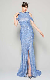 4 of 9 MNM Couture N0385 Light Blue