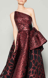 9 of 9 MNM Couture N0388 Burgundy