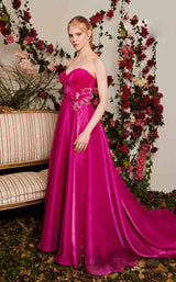4 of 5 MNM Couture N0481 Fuchsia