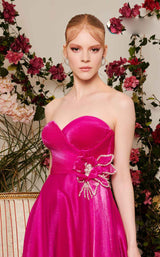 3 of 5 MNM Couture N0481 Fuchsia