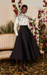 1 of 4 MNM Couture N0489 Black/White