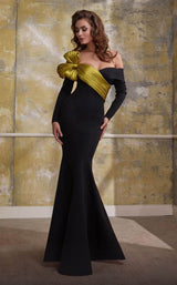 21 of 29 MNM Couture N0566 Black/Green