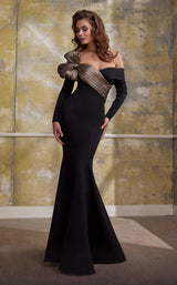 23 of 29 MNM Couture N0566 Black/Gold