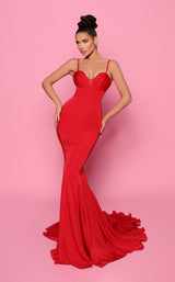 3 of 8 Nicoletta NP146 Dress Red