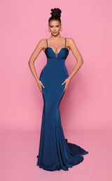 2 of 8 Nicoletta NP146 Dress Teal