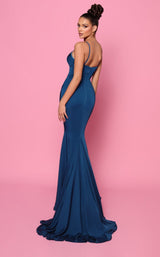 6 of 8 Nicoletta NP146 Dress Teal