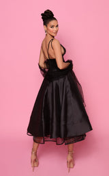 6 of 7 Nicoletta NP175 Dress Black