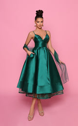 4 of 7 Nicoletta NP175 Dress Emerald