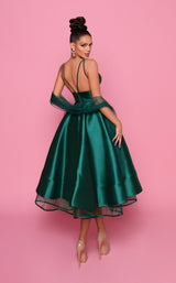 7 of 7 Nicoletta NP175 Dress Emerald