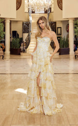 9 of 10 Nox Anabel A1752 Yellow Print